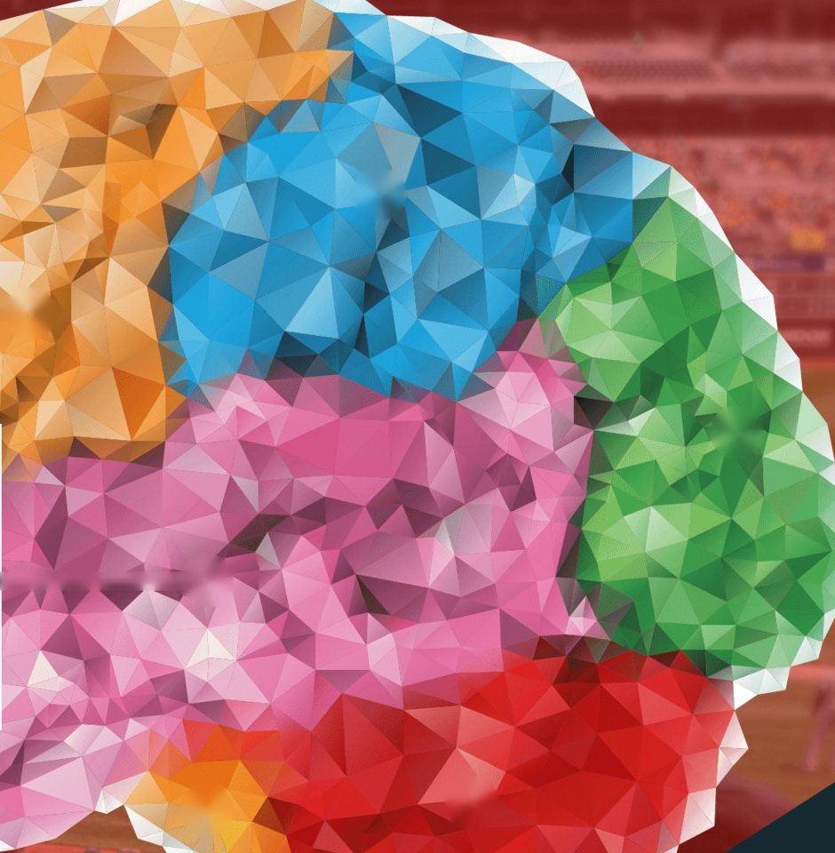 Low-poly brain illustration from the original ABI MasterMind site